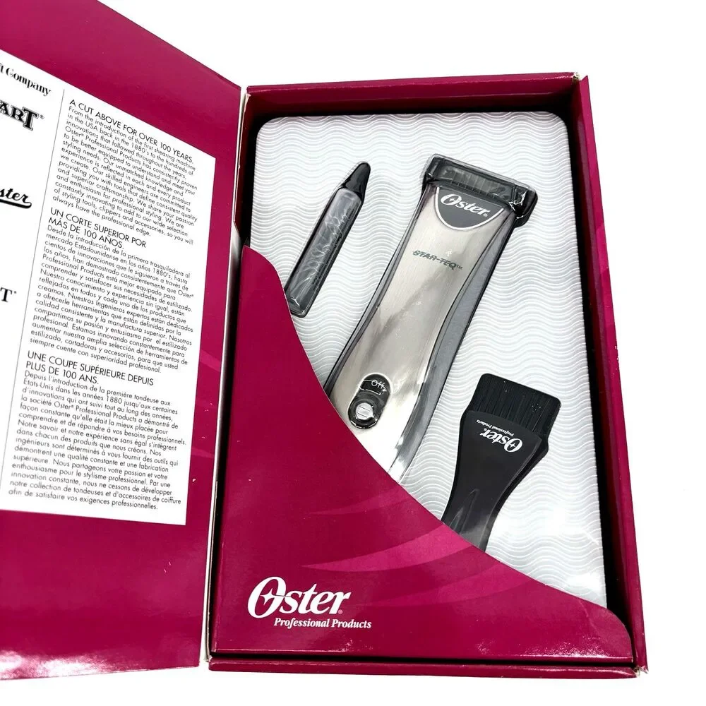 Oster Professional Star-Teq Detachable Blade Clipper DUAL Speed #76066-010 NIB